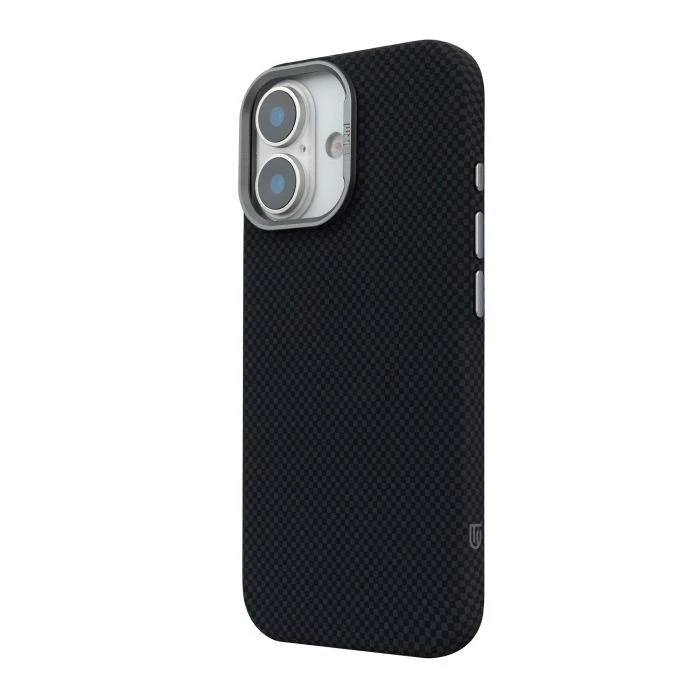 Чехол для мобильного телефона Armorstandart LikeCarbon2 MagCase Apple iPhone 17 Kevlar Black (ARM88379) (UA)
