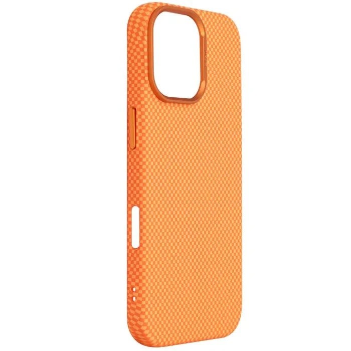 Чехол для мобильного телефона Armorstandart LikeCarbon2 MagCase Apple iPhone 17 Kevlar Orange (ARM88614) (UA)
