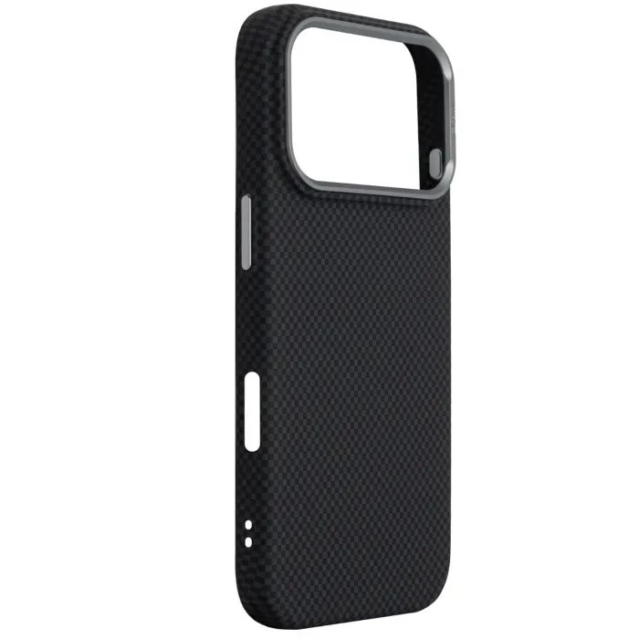 Чехол для мобильного телефона Armorstandart LikeCarbon2 MagCase Apple iPhone 17 Pro Kevlar Black (ARM88378) (UA)