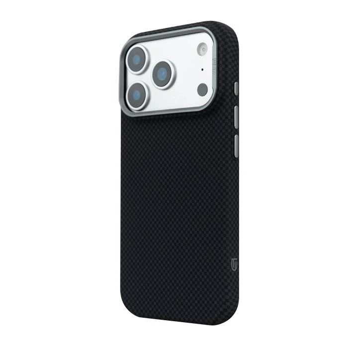 Чехол для мобильного телефона Armorstandart LikeCarbon2 MagCase Apple iPhone 17 Pro Kevlar Black (ARM88378) (UA)