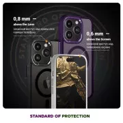 Чехол для мобильного телефона Armorstandart Unit MagCase Apple iPhone 17 Air Matte Clear Silver (ARM88999) (UA)