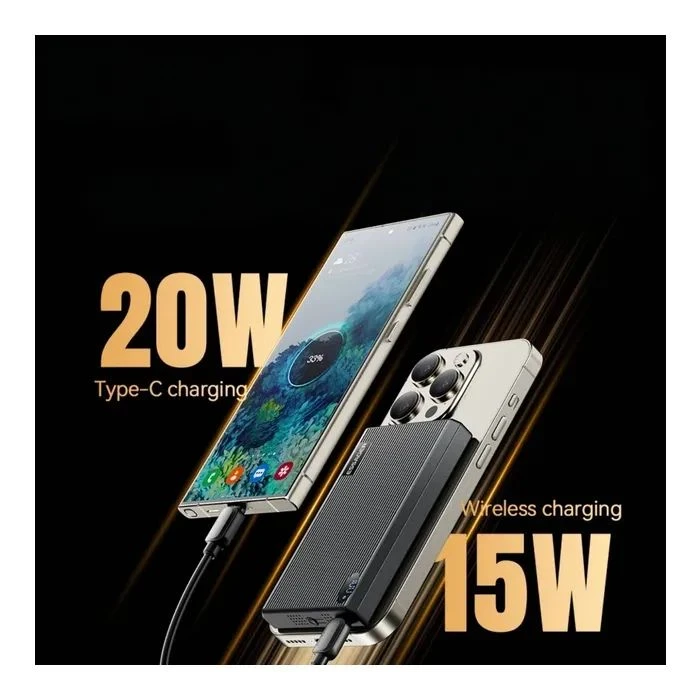 Essager 10000mAh Shining magnetic 20W PD QC/3.0 (EDY1W-SY0G-Z) (UA)