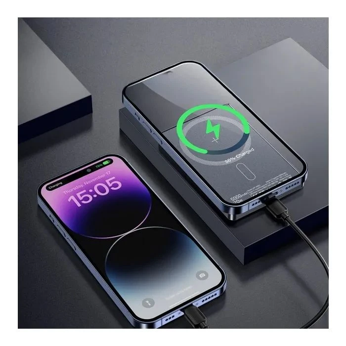 Essager 5000mAh Cross-border magnetic 20W PD QC/3.0 (EDY5K-YJ0A-Z) (UA)