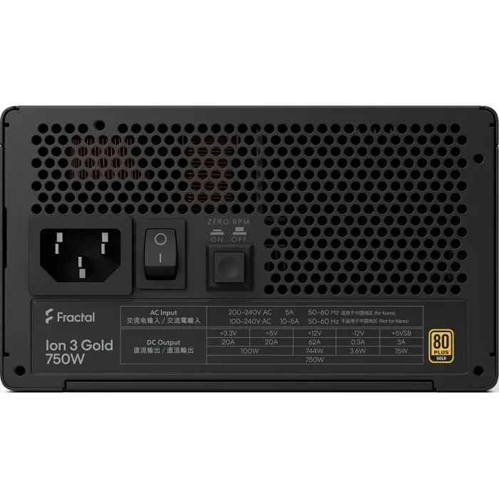 Fractal Design 750W Ion 3 Gold (FD-P-IA3G-750-EU) (UA)