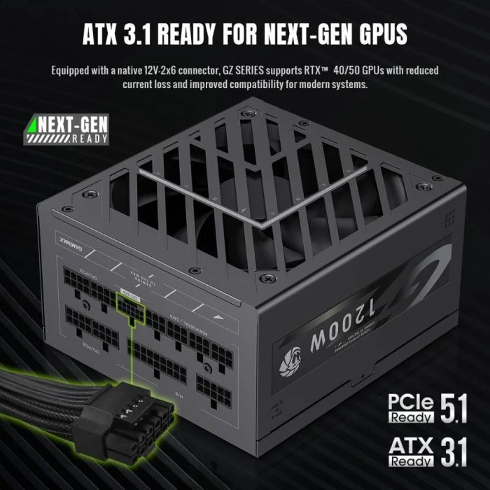 Gamemax 1200W (GZ 1200G BK) (UA)