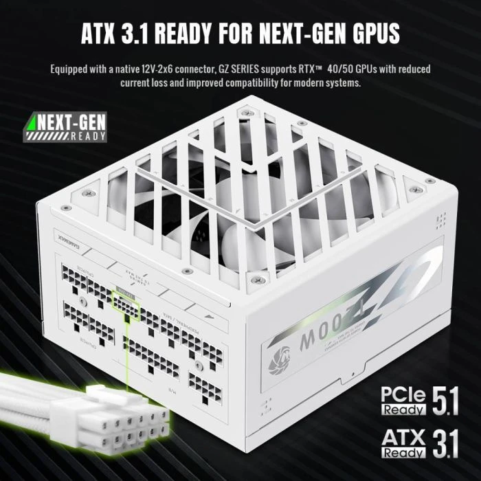 Gamemax 1200W (GZ 1200G WH) (UA)