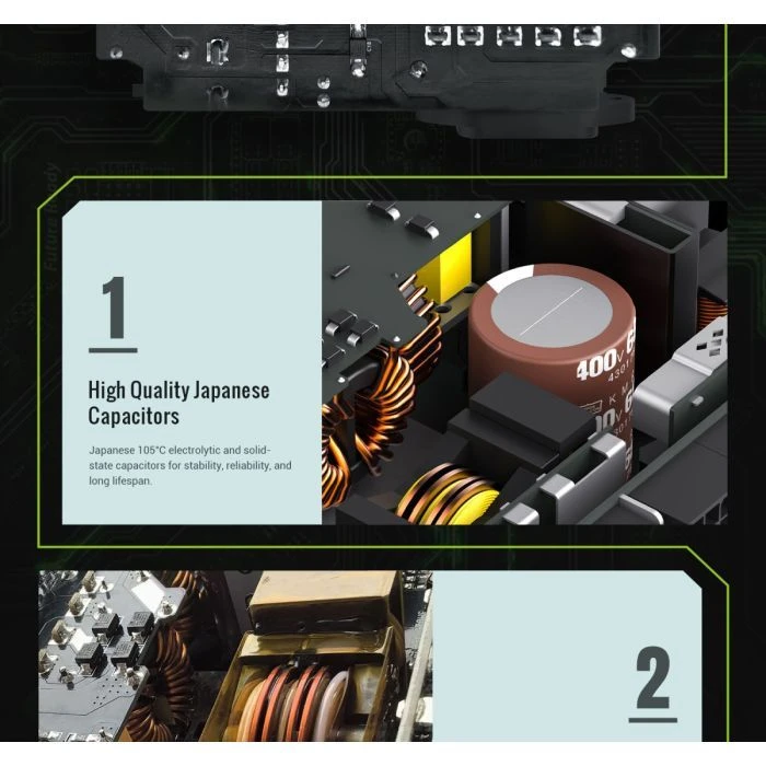 Gamemax 650W (GS 650G WH V25) (UA) Стандарт БП: SFX; Потужність: 650 Вт;