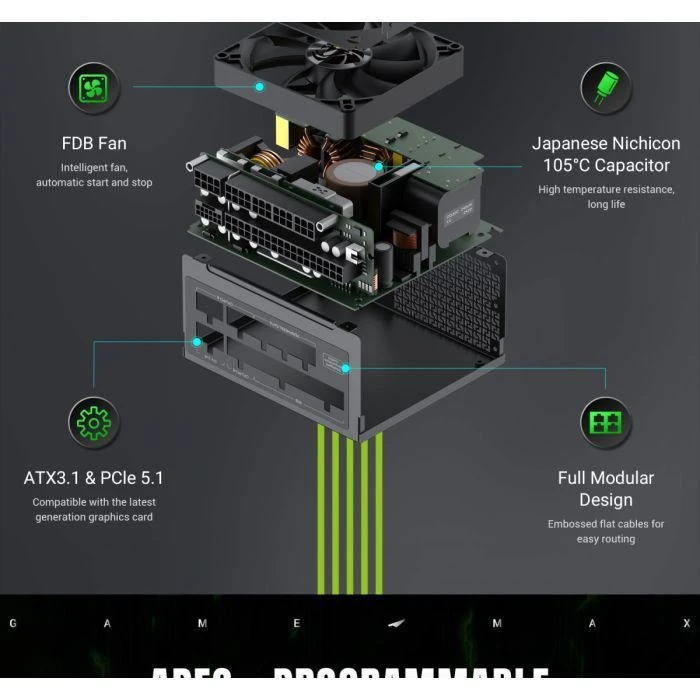 Gamemax 750W (GS 750G V25) (UA)