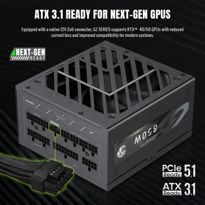 Gamemax 850W (GZ 850G BK) (UA)