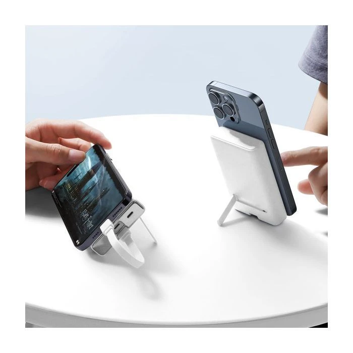 JOYROOM Magnetic Wireless 10000mAh 20W QC, USB-C In/Out White (JR-PBM01 / 6941237112545) (UA)