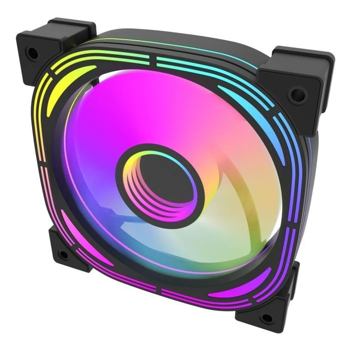 Кулер для корпусу DARKFLASH INF24 3IN1(PWM) BLACK (UA) Кількість вентиляторів: 1;