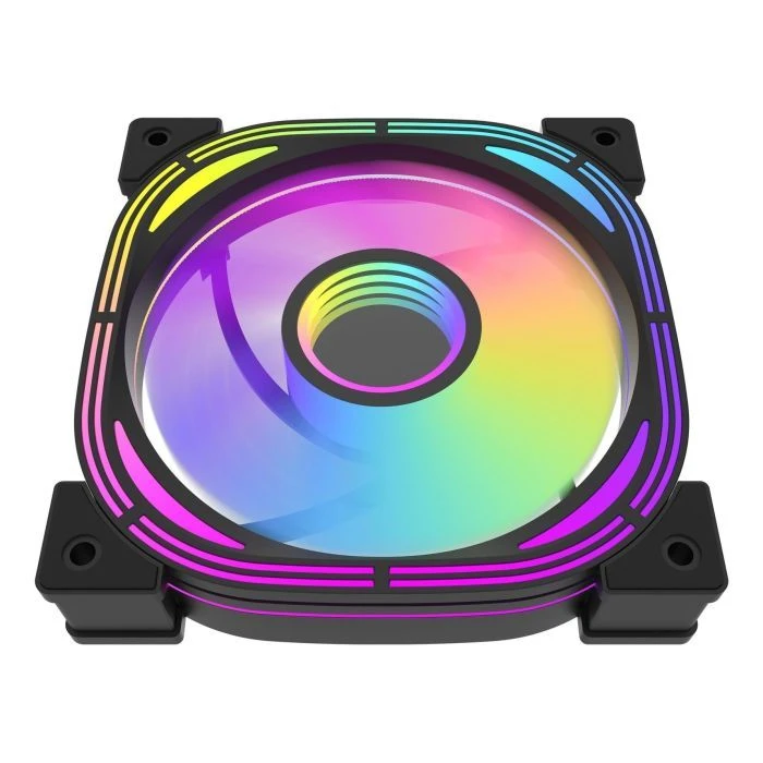 Кулер для корпуса DARKFLASH INF24 3IN1(PWM) BLACK (UA)