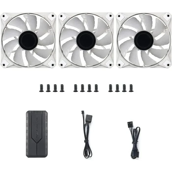 Кулер для корпуса DARKFLASH INF8 PRO 3IN1 WHITE (UA)