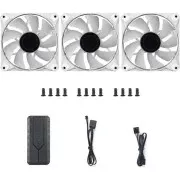 Кулер для корпуса DARKFLASH INF8 PRO 3IN1 WHITE (UA)