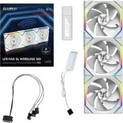 Кулер для корпусу Lian Li Uni Fan SL WIRELESS 120-3 REVERSE BLAD (G99.12RSL1W3W.00) (UA)