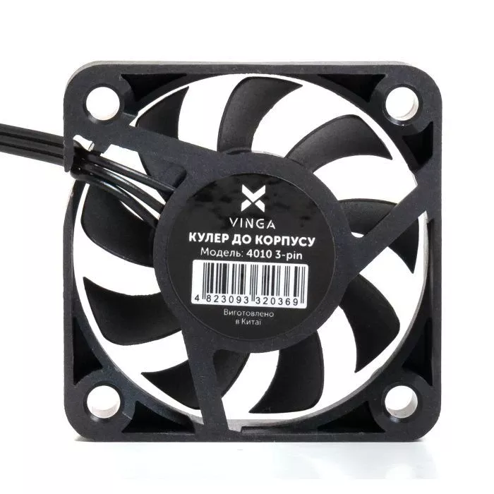 Кулер для корпусу Vinga 4010 3-pin (UA)