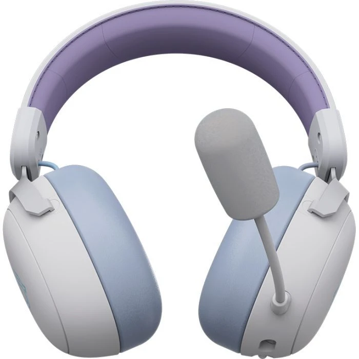 Наушники Ajazz AHM08 MAX 3-Mode White/Purple (AHM08-MAX-PWB) (UA)