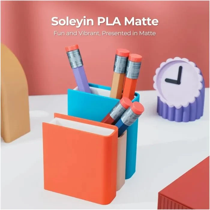 Пластик для 3D-принтера Creality Soleyin matte 1кг, 1.75мм, black (3301010513) (UA)