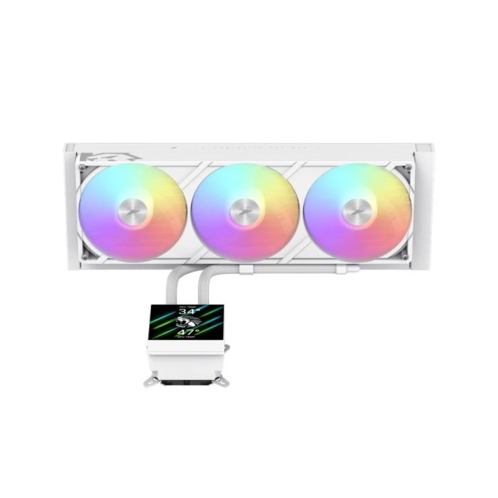 Система рідинного охолодження Gamemax GLACIER 360 LCD WH (UA)