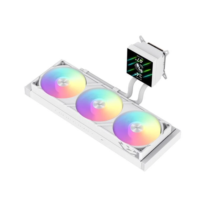 Система рідинного охолодження Gamemax GLACIER 360 LCD WH (UA)