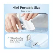 VENTION 4800mAh 22,5W PD, USB-C In/Out, LED display, with built-in Lightning cable Black (FHRB0) (UA)