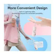 VENTION 4800mAh 22,5W PD, USB-C In/Out, LED display, with built-in USB-C cable White (FHQW0) (UA)