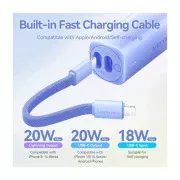 VENTION 5000mAh 20W PD, USB-C In/Out, Lightning In/Out, with cable, Gradient Red (FHWR0) (UA)