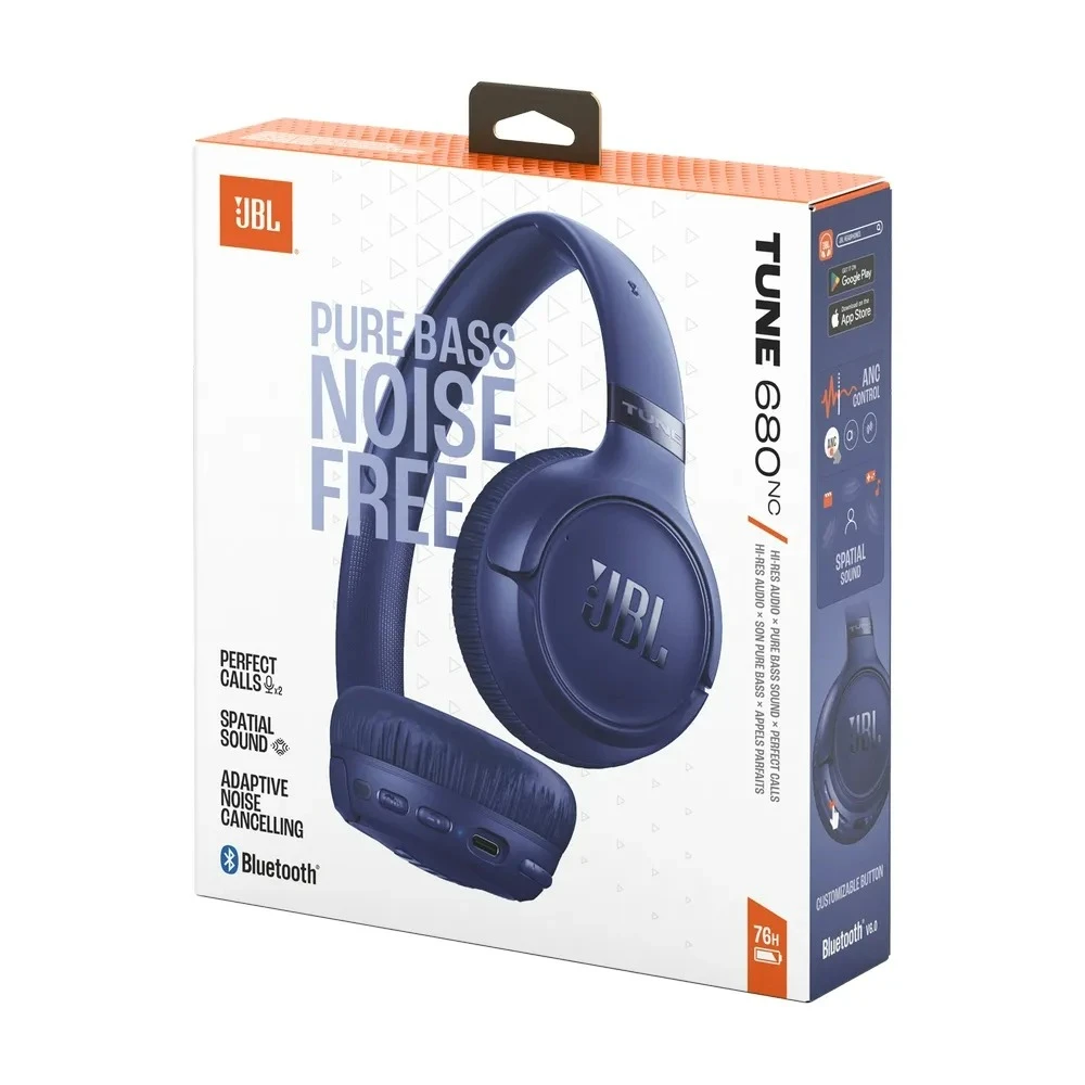 JBL Tune 680NC Blue (JBLT680NCBLU) (UA) Тип підключення: бездротове +