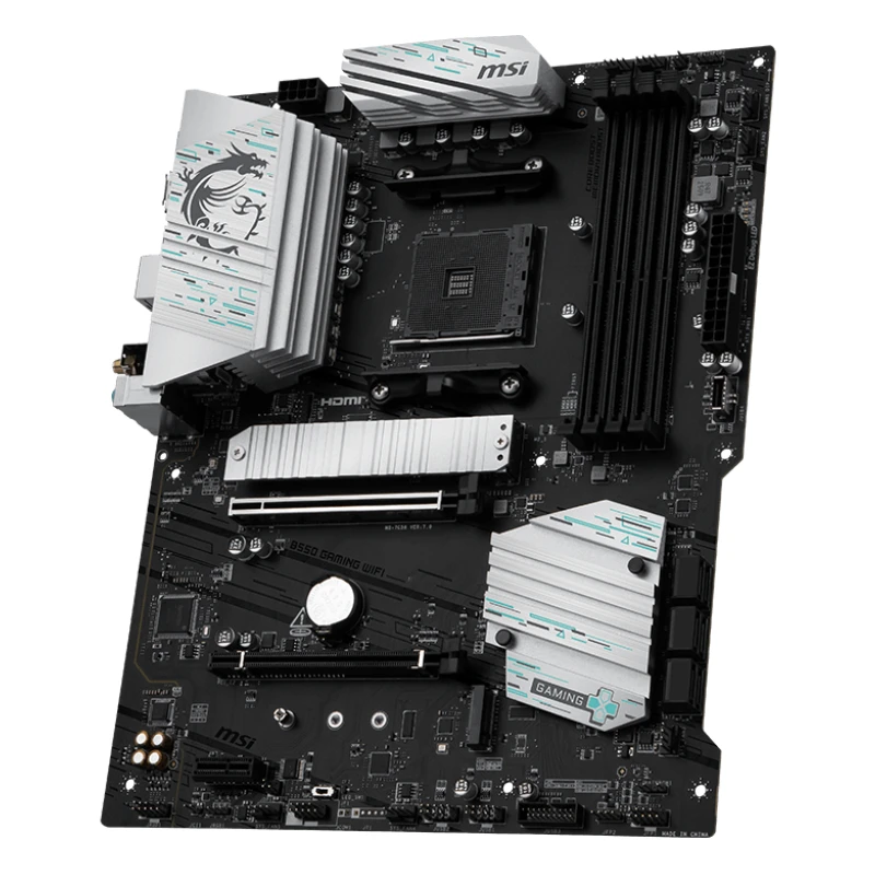 MSI B550 Gaming WiFi Socket AM4 (UA) Сокет: AM4; Чипсет: AMD B550; Тип