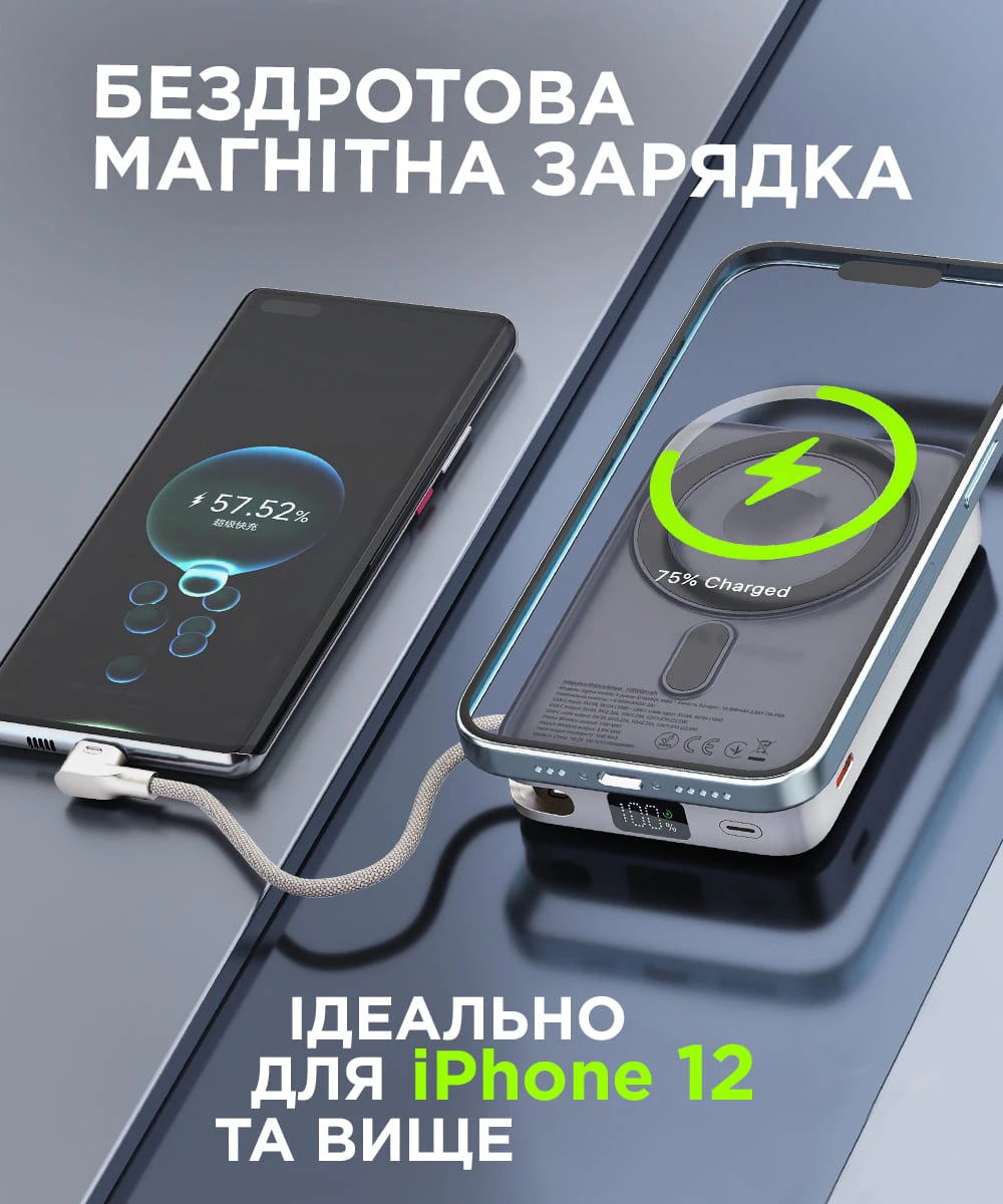 Sigma mobile X-power SI10A8QL-MAG 10000mAh Silver (UA) Емкость: 10000 мА / ч; Технология: