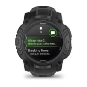 Смарт-часы Garmin Instinct 3 50mm Tactical AMOLED Black with Charcoal Silicone Band (010-03020-90) (UA)