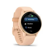 Смарт-часы Garmin Vivoactive 6 Metallic Pink Dawn with Pink Dawn Silicone Band (010-02985-43) (UA)