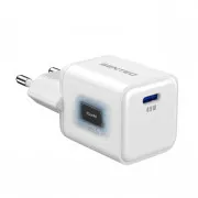 Сетевое зарядное устройство SENTEO Z-18 USB-C 3A GaN PD 45W White