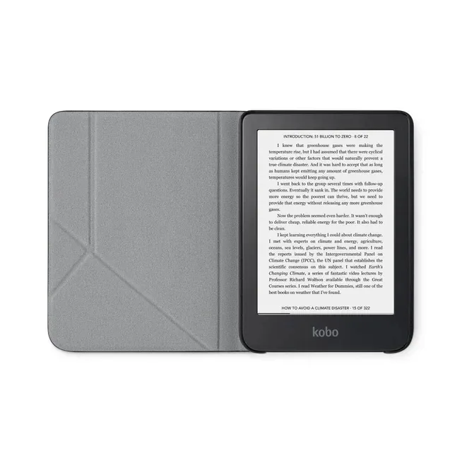 SleepCover Black для Kobo Clara 2E (N506-AC-BK-E-PU) Тип чохла: Книжка / Сумісність з