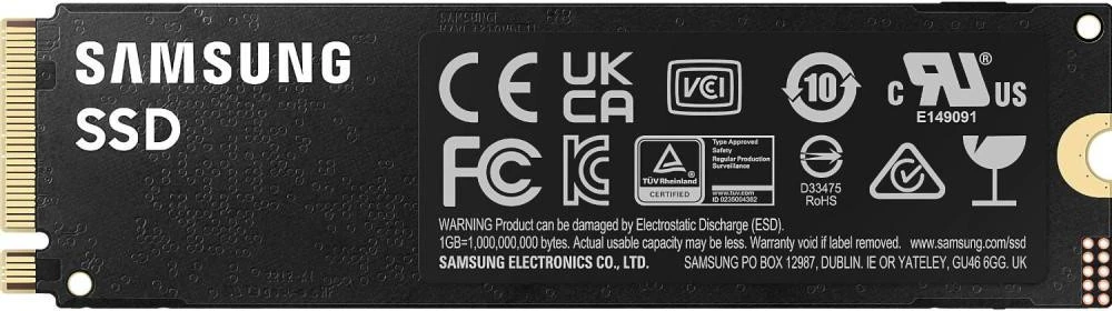 Samsung 990 PRO 1 TB (MZ-V9P1T0BW) Бренд: Samsung; Линейка: 990 PRO; Объем,