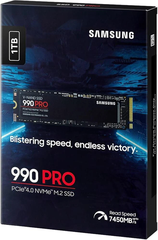 Samsung 990 PRO 1 TB (MZ-V9P1T0BW) Бренд: Samsung; Лінійка: 990 PRO; Обсяг,