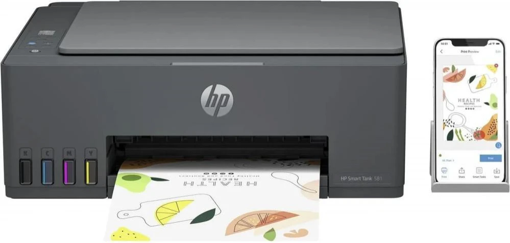 МФУ HP Smart Tank 581 Wi-Fi (4A8D4A)