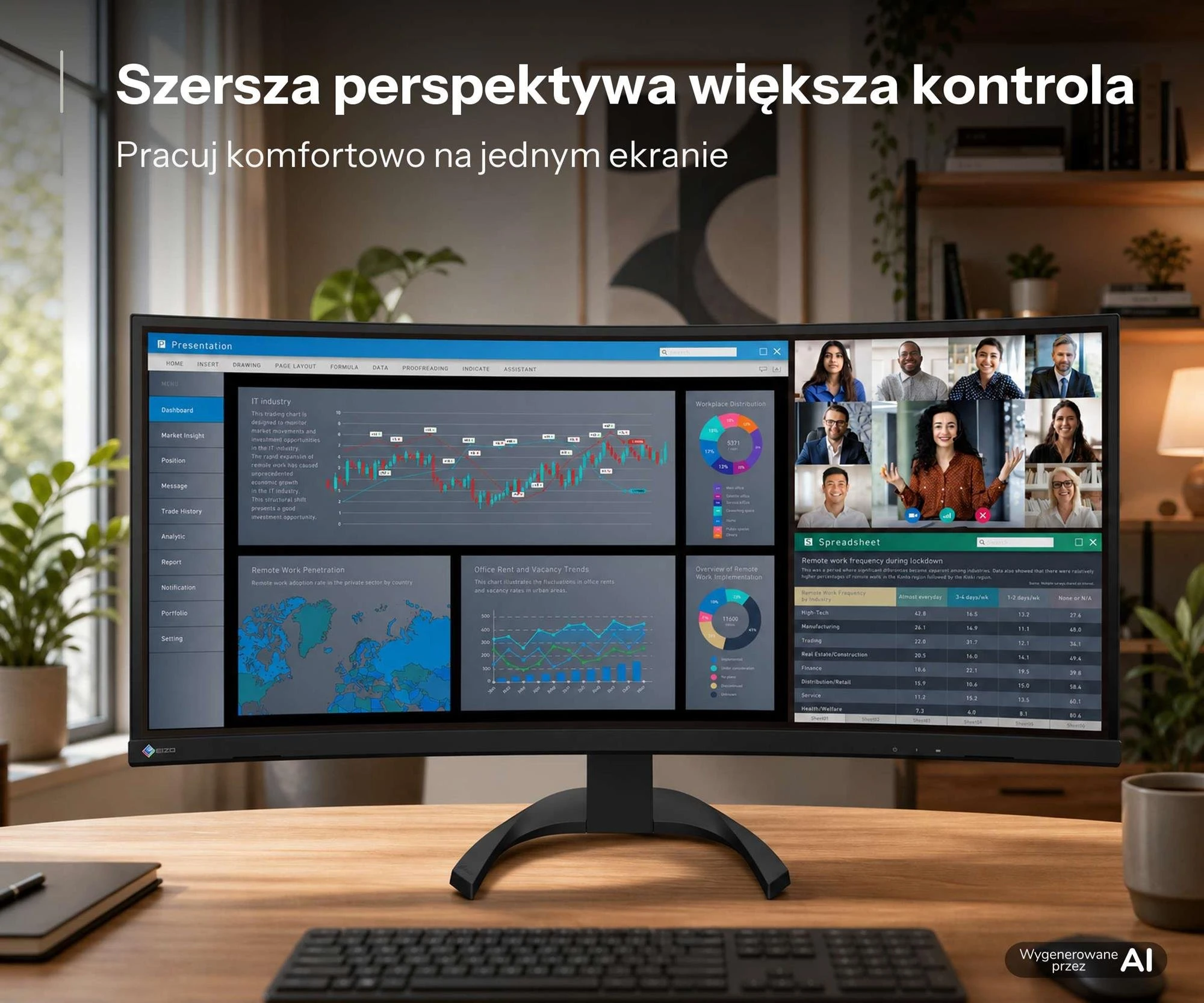 Eizo FlexScan EV3851X-BK EU