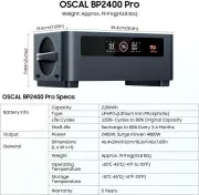 Додаткова батарея для зарядної станції Oscal BP2400 Expansion Battery