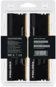 Prologix 32 GB (2x16GB) DDR4 3600 MHz Onyx Black RGB (PRO32GB3600YBR4K) (UA)