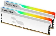 Prologix 32 GB (2x16GB) DDR4 3600 MHz Onyx White RGB (PRO32GB3600YWR4K) (UA)