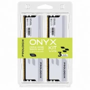 Prologix 32 GB (2x16GB) DDR5 5600 MHz Onyx White RGB (PRO32GB5600YWR5K) (UA)