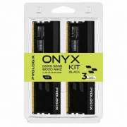 Prologix 32 GB (2x16GB) DDR5 6000 MHz Onyx Black RGB (PRO32GB6000YBR5K) (UA)