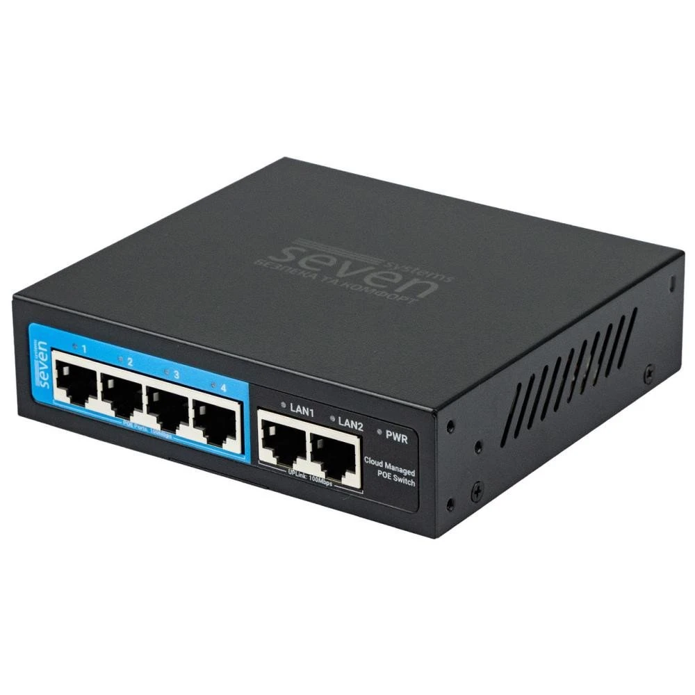 Коммутатор управляемый уровня 2 SEVEN Systems PS204D (UA)