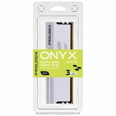 Prologix 16 GB DDR4 3200 MHz Onyx White RGB (PRO16GB3200YWR4) (UA)