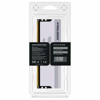 Prologix 16 GB DDR4 3600 MHz Onyx White (PRO16GB3600YW4) (UA)