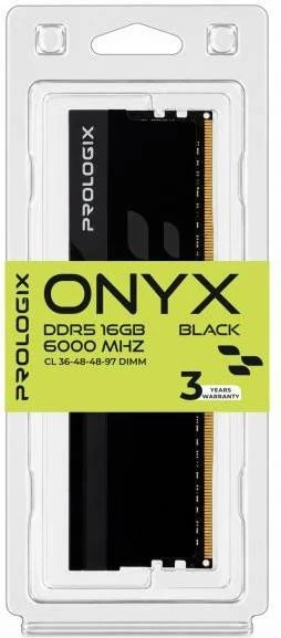 Prologix 16 GB DDR5 6000 MHz Onyx Black (PRO16GB6000YB5) (UA)