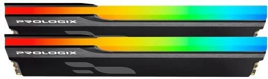Prologix 32 GB (2x16GB) DDR4 3600 MHz Onyx Black RGB (PRO32GB3600YBR4K) (UA)