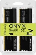 Prologix 32 GB (2x16GB) DDR4 3600 MHz Onyx Black RGB (PRO32GB3600YBR4K) (UA)