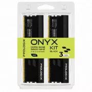 Prologix 32 GB (2x16GB) DDR5 5600 MHz Onyx Black RGB (PRO32GB5600YBR5K) (UA)